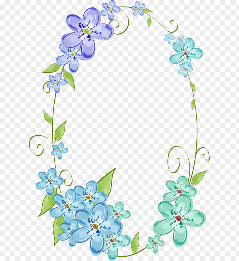 Forget Me Not Frame Floral Design Cut Flowers Email Petal PNG