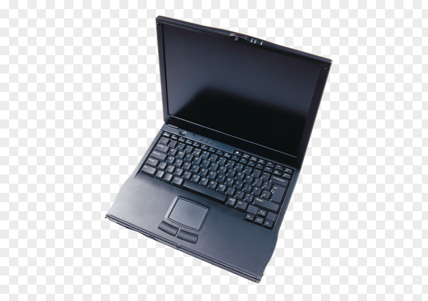 Figure Color Flat Black Laptop Digital Netbook Computer Download PNG