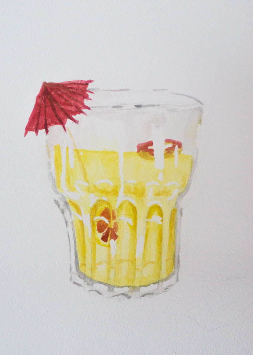 Lemonade Everyday Watercolor: Learn To Paint Watercolor In 30 Days Painting Drink DeviantArt PNG