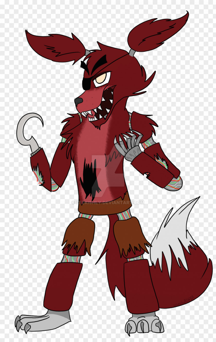 Nightmare Foxy Five Nights At Freddy's 3 2 4 Drawing PNG