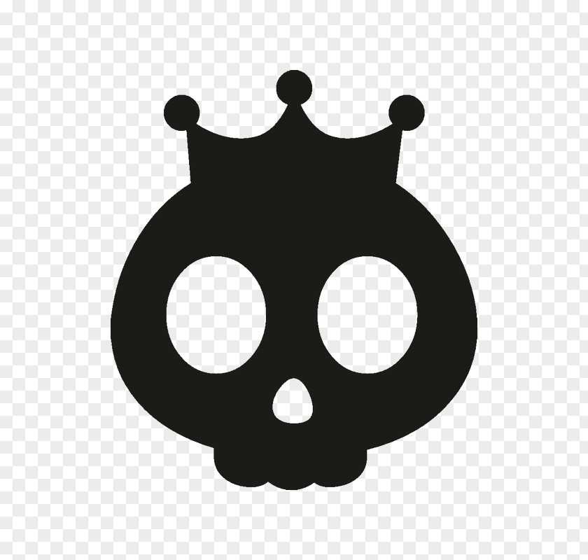 Skull Decal Sticker Symbol Image PNG