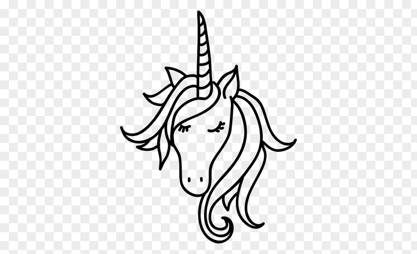 Unicorn Horn Drawing Doodle PNG