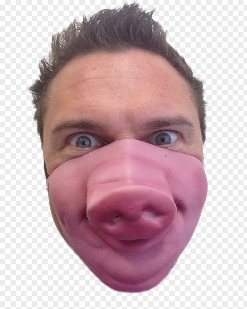 Pig Nose Snout Mask Costume Party PNG