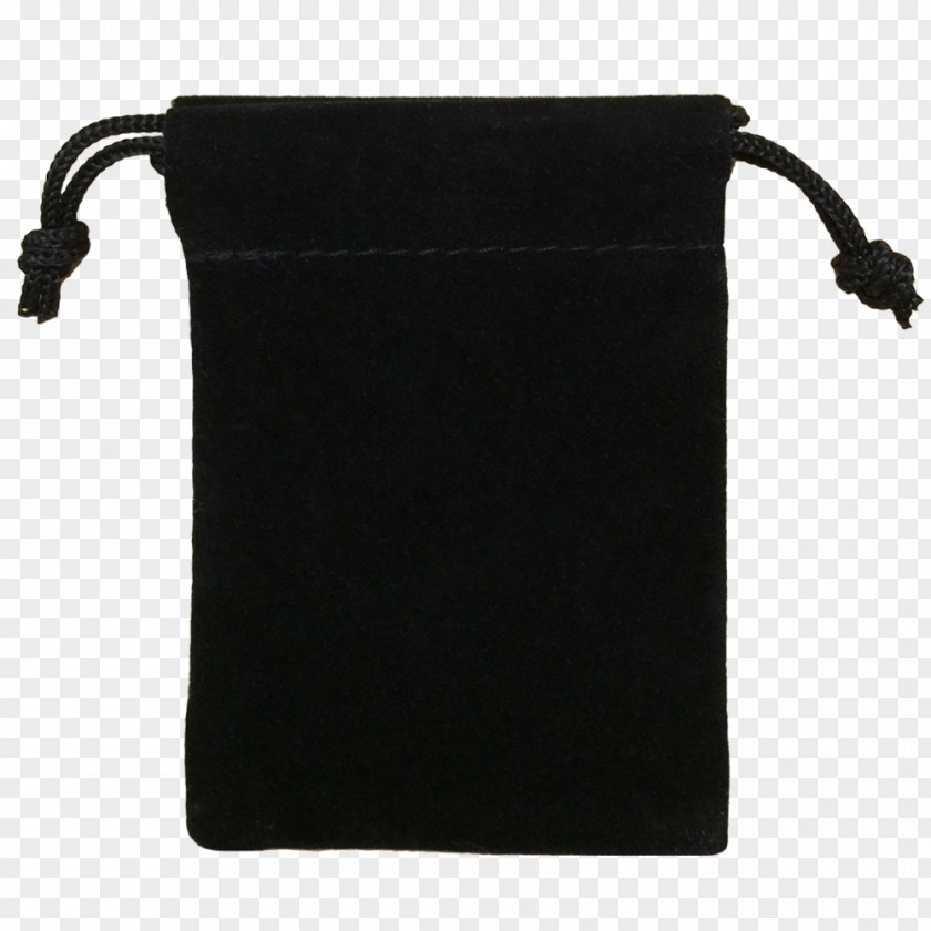 Silk Cloth Bag Product Black M PNG