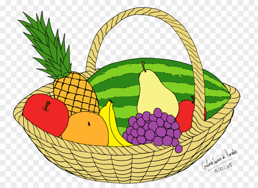 Vegetable Basket Of Fruit Vegetarian Cuisine Drawing PNG