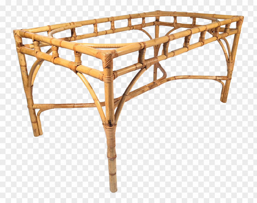 Wicker End Table Wood PNG