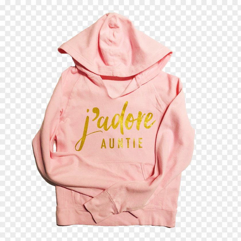 Auntie Hoodie Bluza Sleeve Pink M PNG