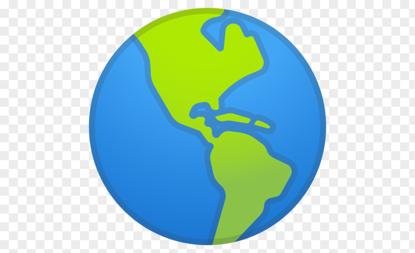 Earth Globe World Emoji Americas PNG