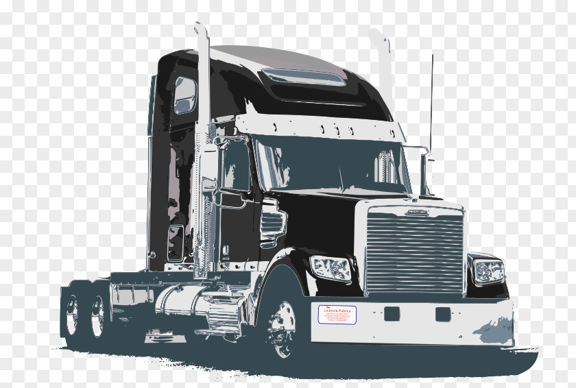 Semi-permanent Vector Semi-trailer Truck Clip Art PNG