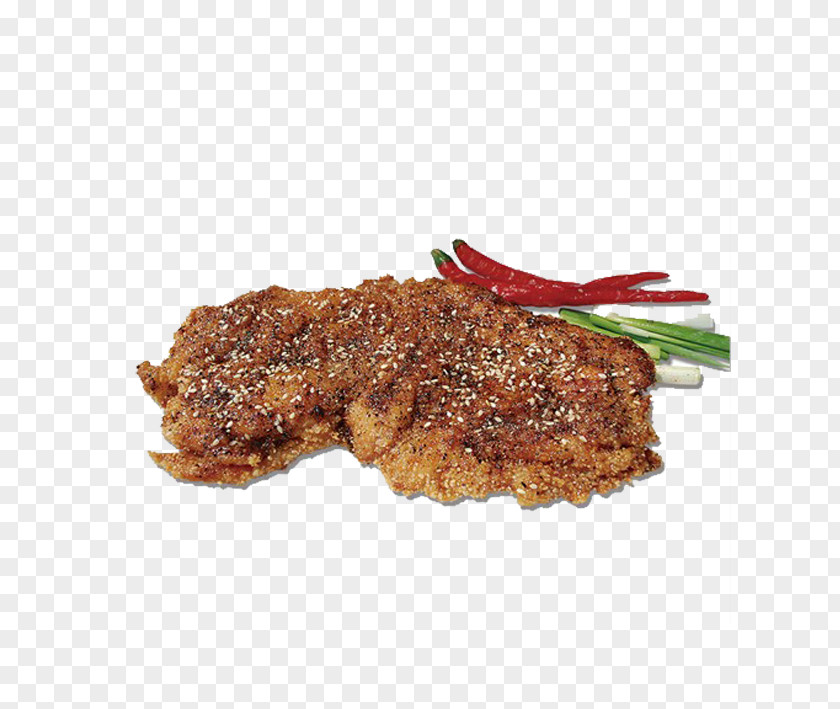 Spicy Chicken Street Snacks Barbecue Fried Beefsteak Deep Frying PNG