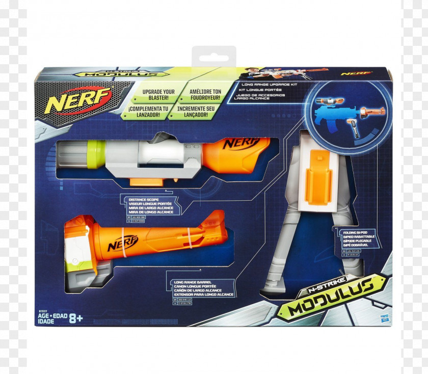 Toy Nerf N-Strike Elite Blaster NERF Modulus ECS-10 PNG