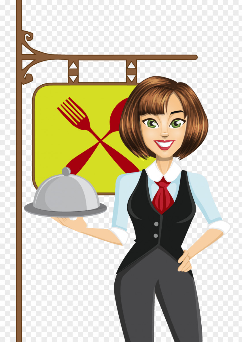 Waitress Cliparts Waiter Clip Art PNG