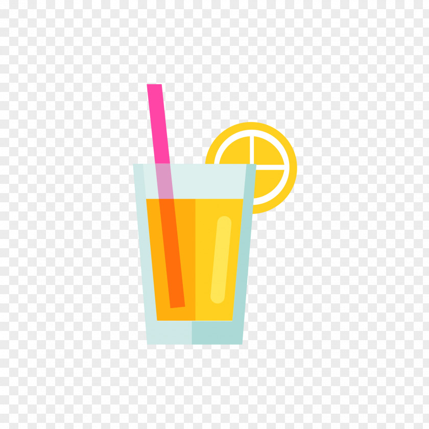 Yellow Lemon Juice Orange Drink PNG