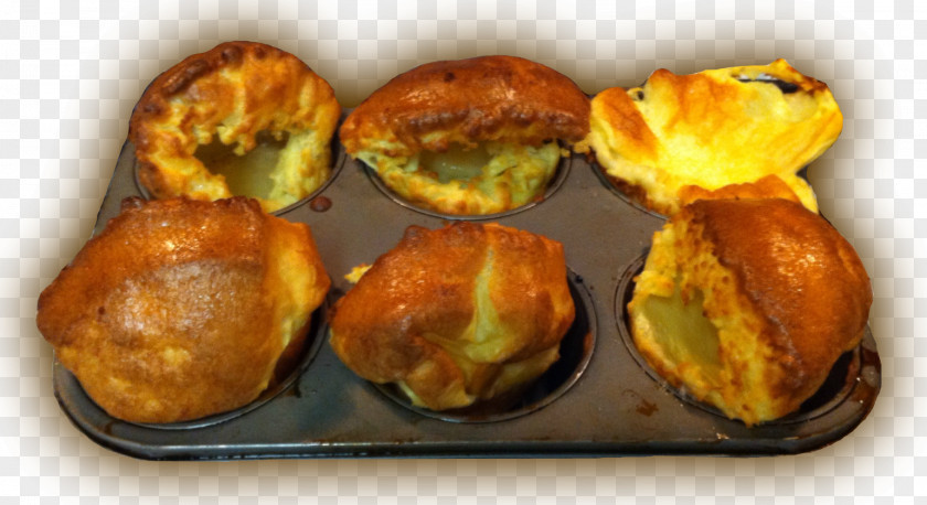 Homemade Pudding Popover Yorkshire Muffin Fritter Vegetarian Cuisine PNG