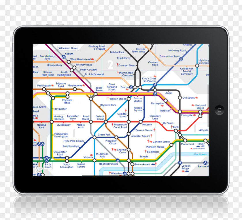 London Underground Tube Map Docklands Light Railway PNG