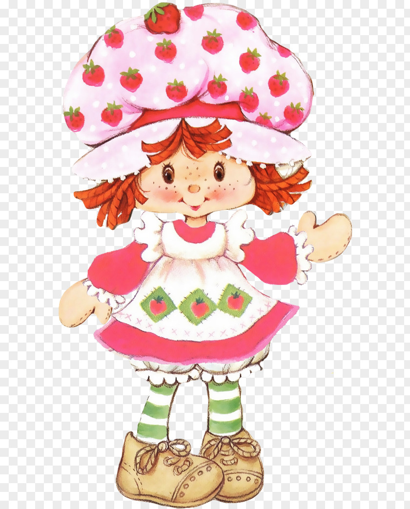 Strawberry Shortcake Dolly Dingle Paper Dolls PNG