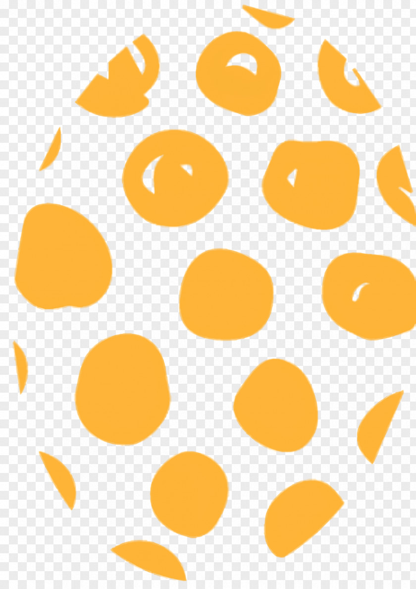 Polka Dot Orange Yellow Background PNG