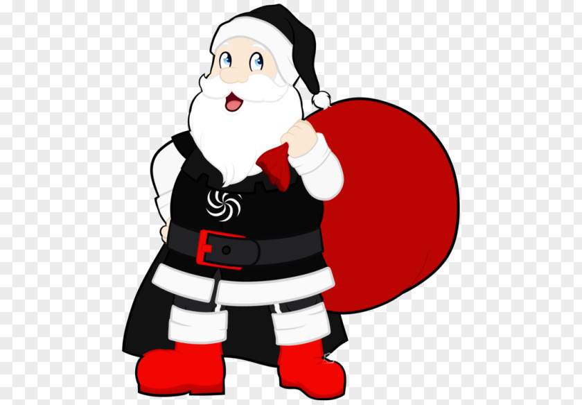 Santa Claus Christmas Human Behavior Cartoon Clip Art PNG