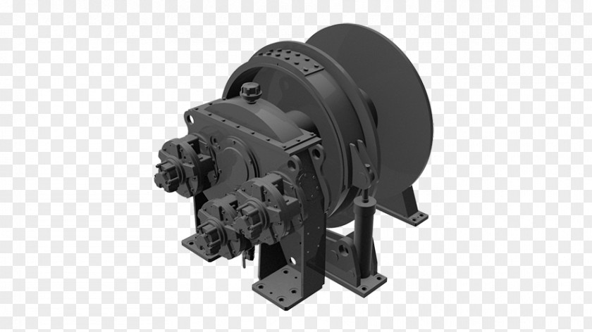 Ship Hydraulics Winch Hydraulic Motor Hoist PNG