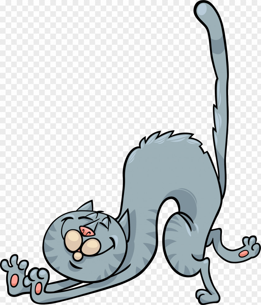 Simple Grey Cat Royalty-free Illustration PNG