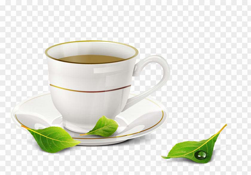 White Coffee Cup Teacup PNG