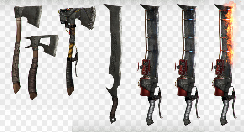 Black Ax Sword The Technomancer Melee Weapon Foam Larp Swords PNG