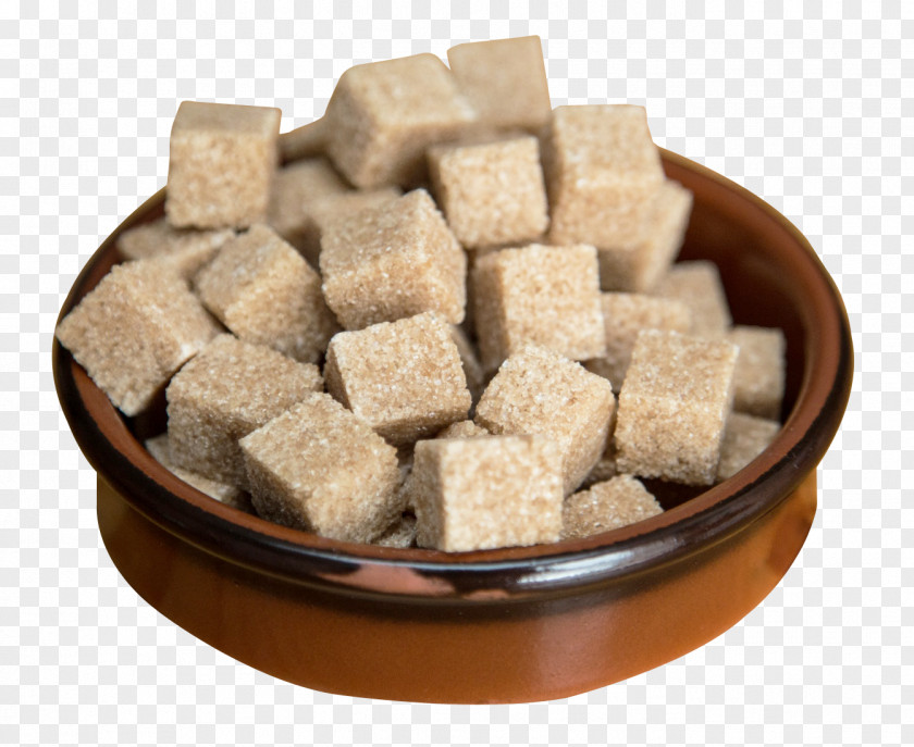 Brown Cane Sugar Cubes Coffee Sucrose PNG