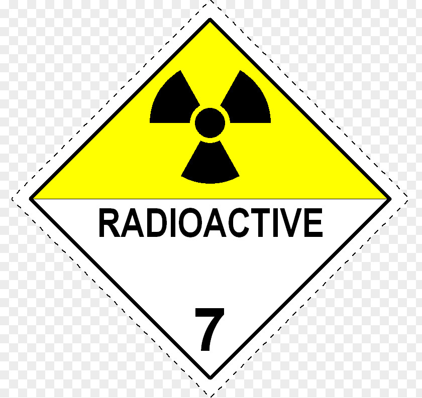 Clip Art Pictogram Radioactive Decay Dangerous Goods ADR PNG