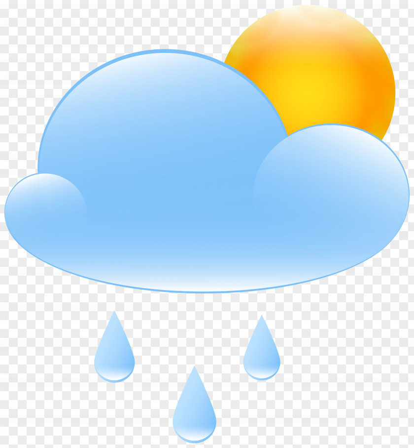 Sun Rain Cloud Clip Art PNG
