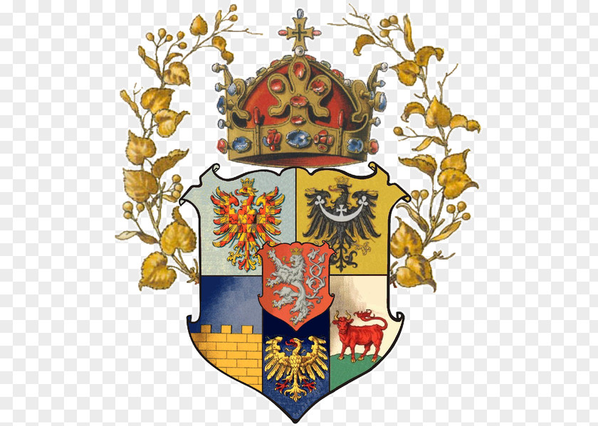 Austrian Graphic Kingdom Of Bohemia Lands The Bohemian Crown Holy Roman Empire Czech Coat Arms PNG