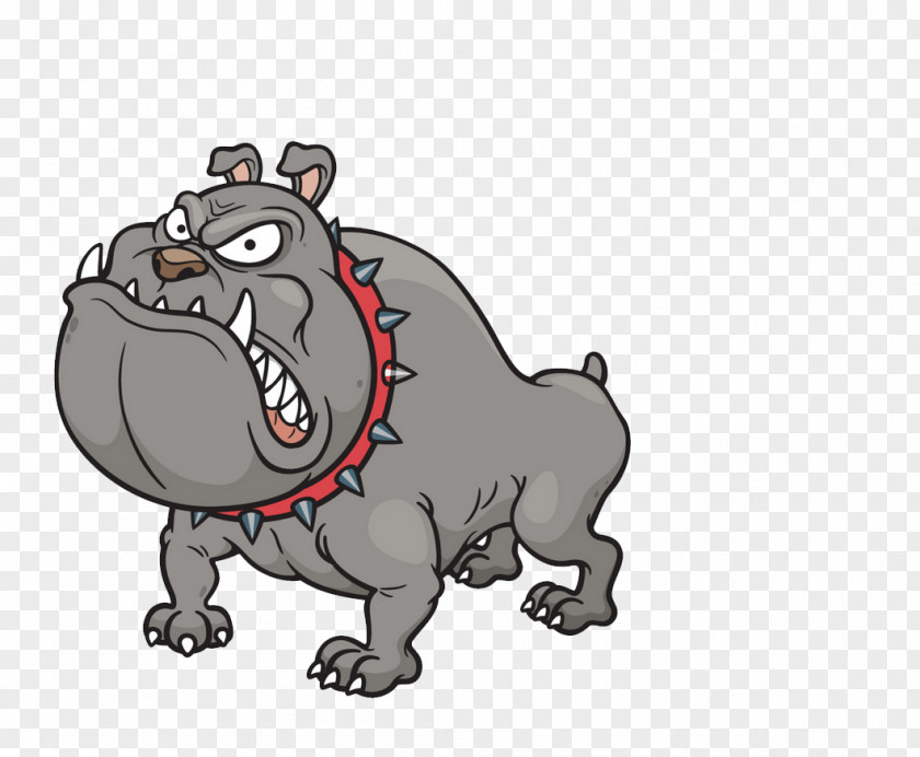 Dog Bulldog Puppy Cartoon Illustration PNG