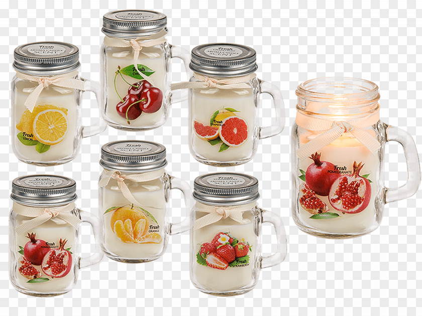 Glass Mason Jar Candle Plastic PNG