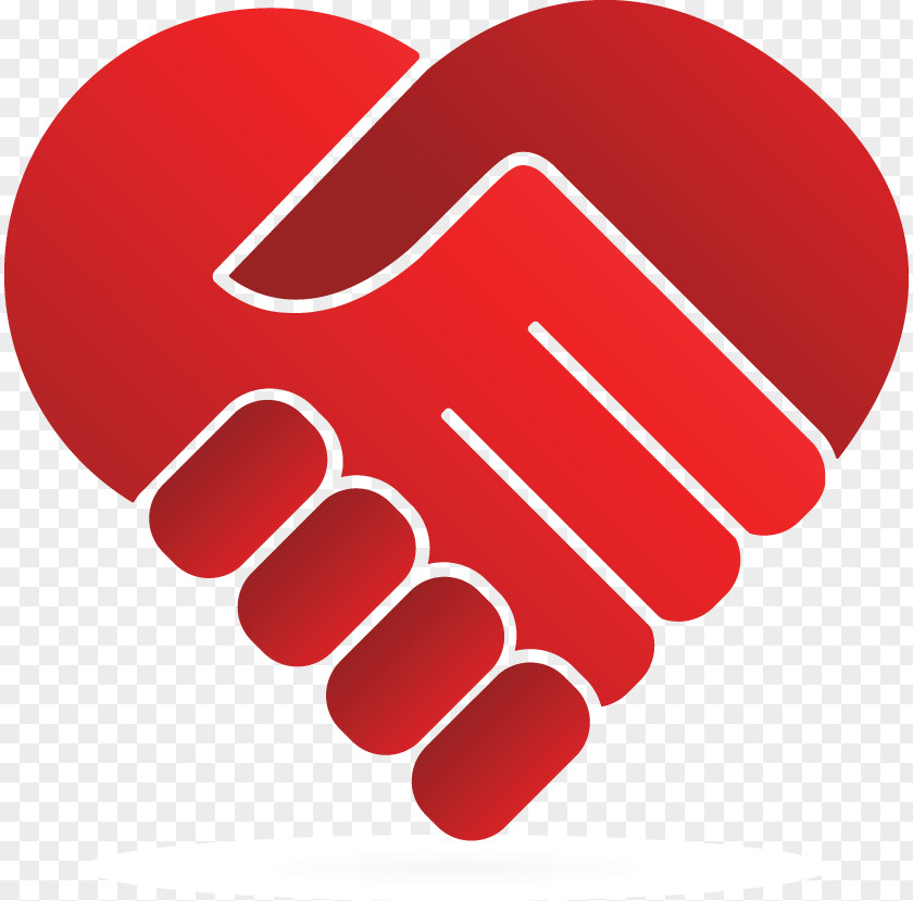 Heart Hand Handshake PNG