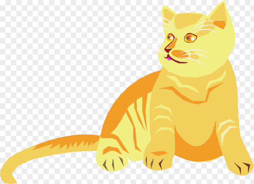 Polygonal Siamese Cat Kitten Clip Art PNG