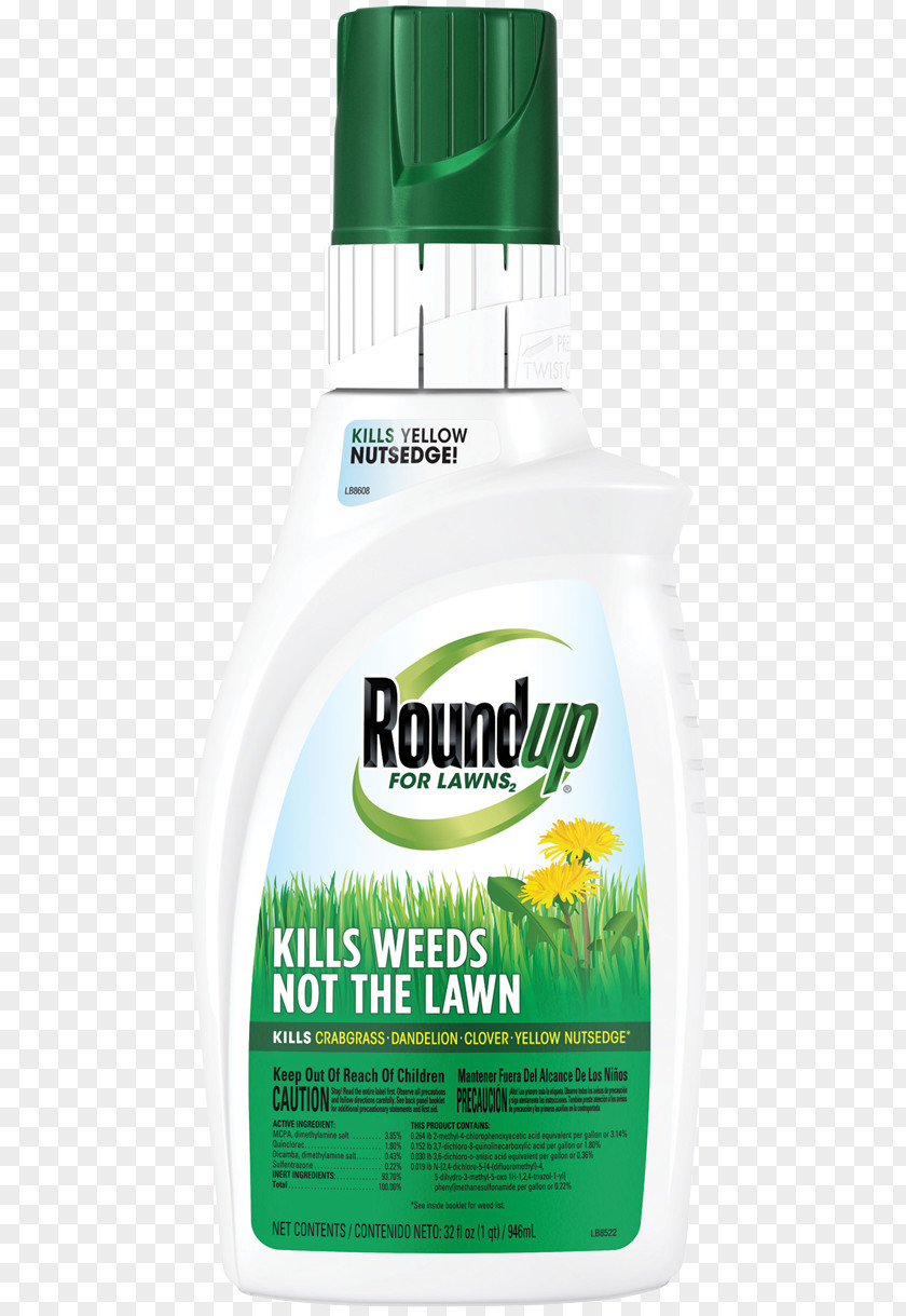 Roundup Ready Herbicide Glyphosate Lawn Weed Control PNG