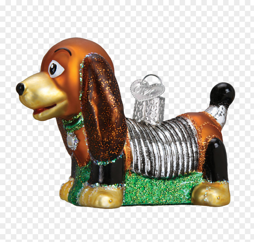 Dog Christmas Ornament Toy Glass PNG