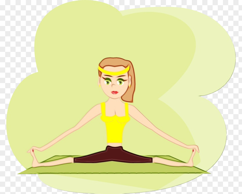 Muscle Neck Yoga Background PNG