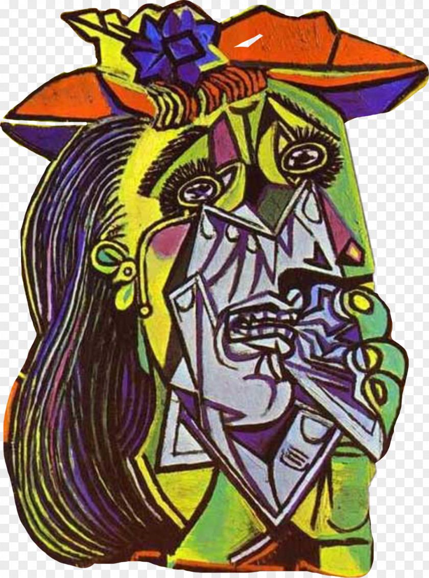 Painting The Weeping Woman Picasso's Blue Period Guernica Art PNG