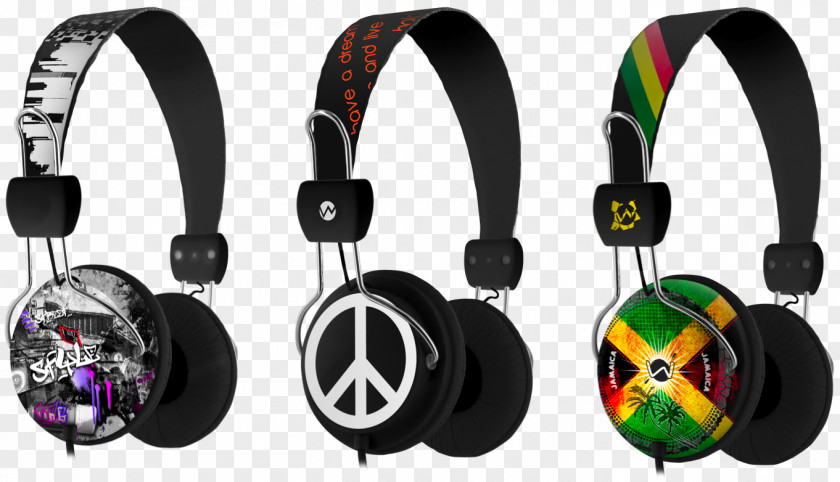 Reggae Headphones Audio Beats Electronics Microphone Wireless PNG