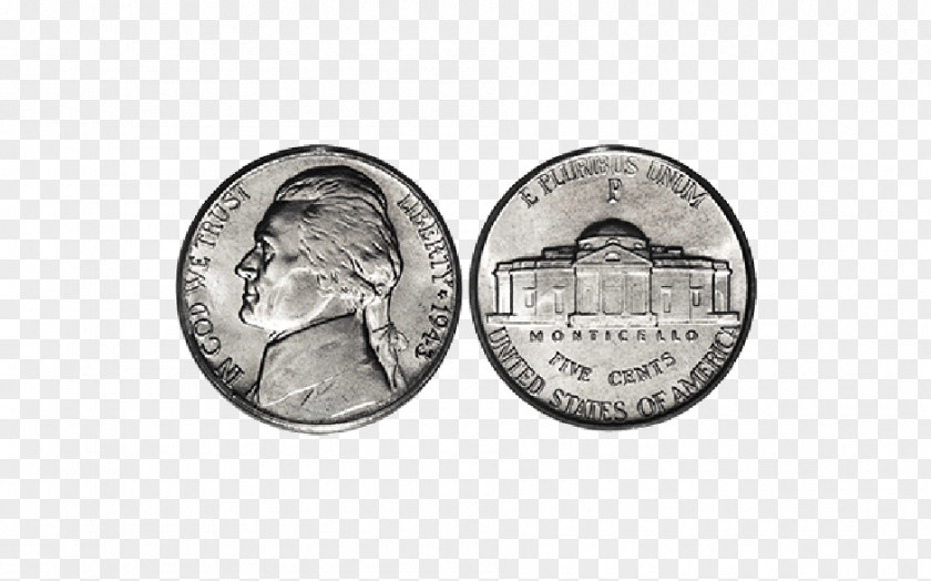 United States Dime Nickel Coin Penny PNG