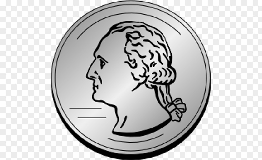 Coin Quarter Clip Art PNG