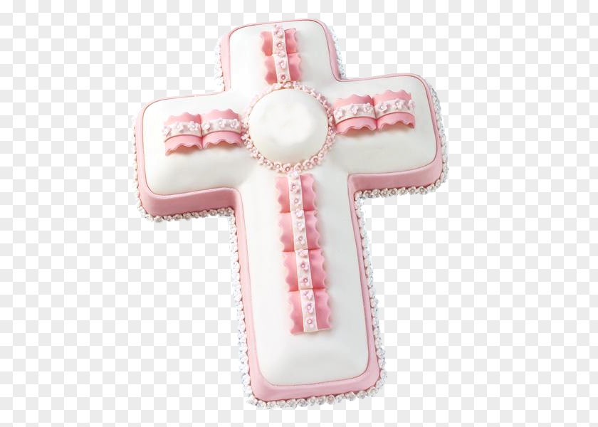 Cake Cross Baptism Eucharist First Communion PNG