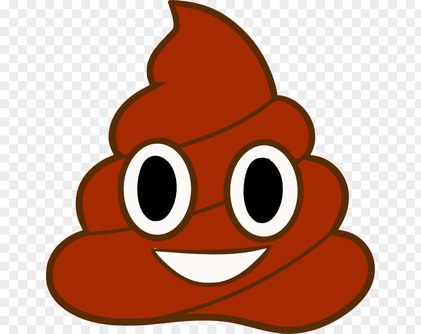 Emoji Pile Of Poo Pictogram Clip Art PNG