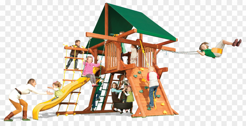 Garden Swing Playground Slide Outdoor Playset Pirate Ship PNG