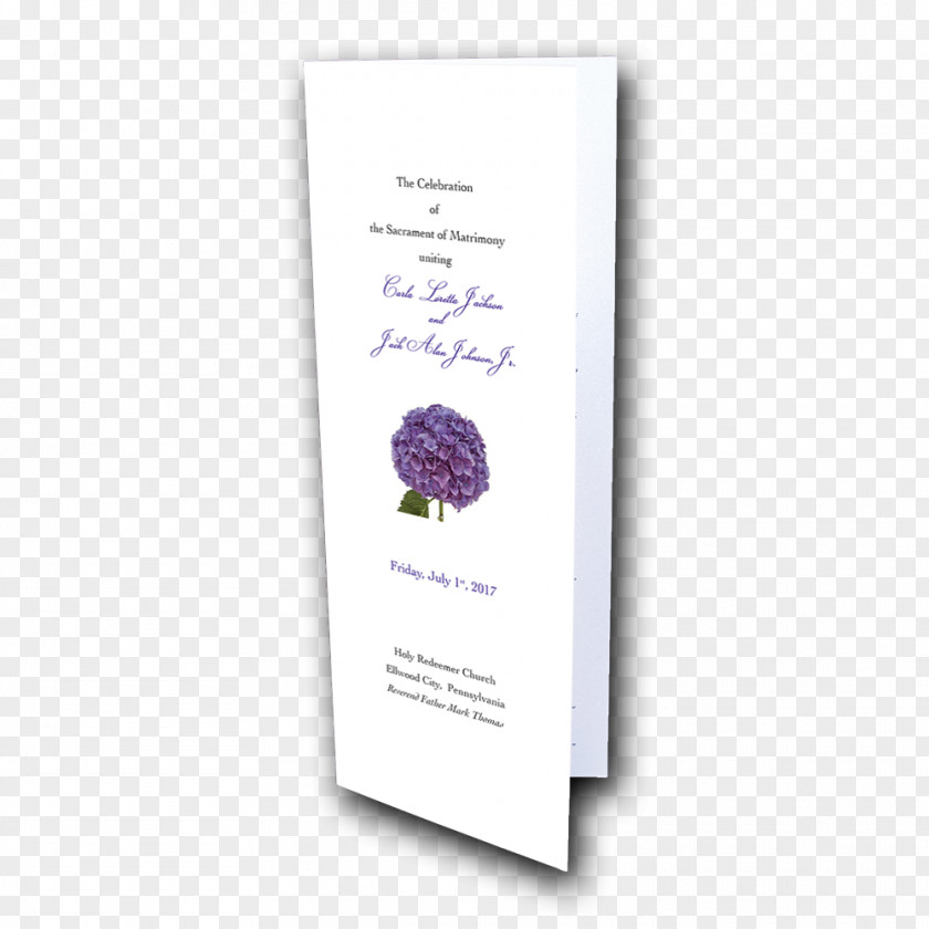 Hydrangea Wedding Invitation Party Anniversary Place Cards PNG