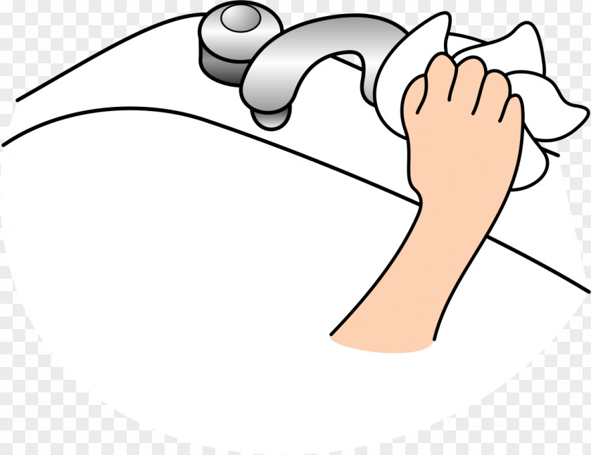 Qe Towel Thumb Hand Washing PNG