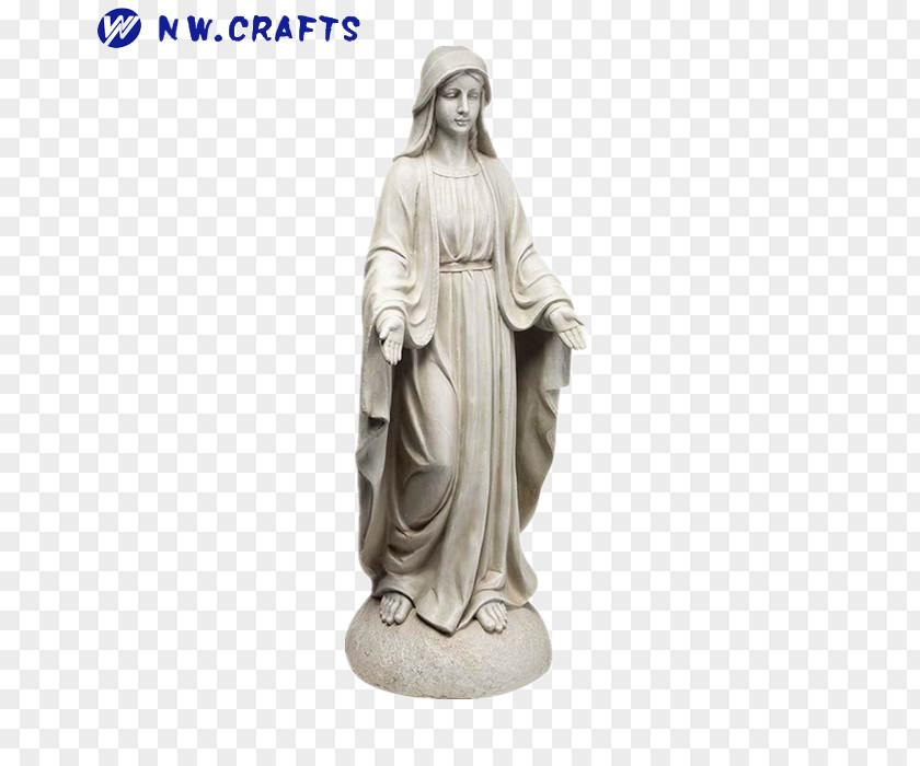 Virgin Mary Statue Garden Ornament Sculpture Design Toscano PNG