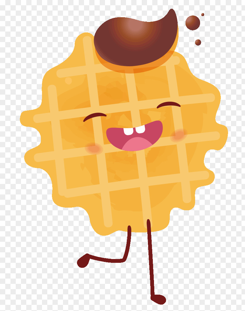 Waffle Ice Cream Cones Belgian Cuisine PNG