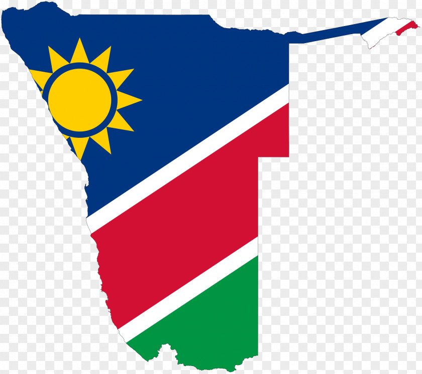Country Flag Of Namibia Map PNG