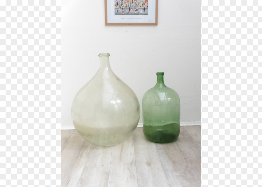 Jus Dananas Glass Bottle Vase Ceramic PNG